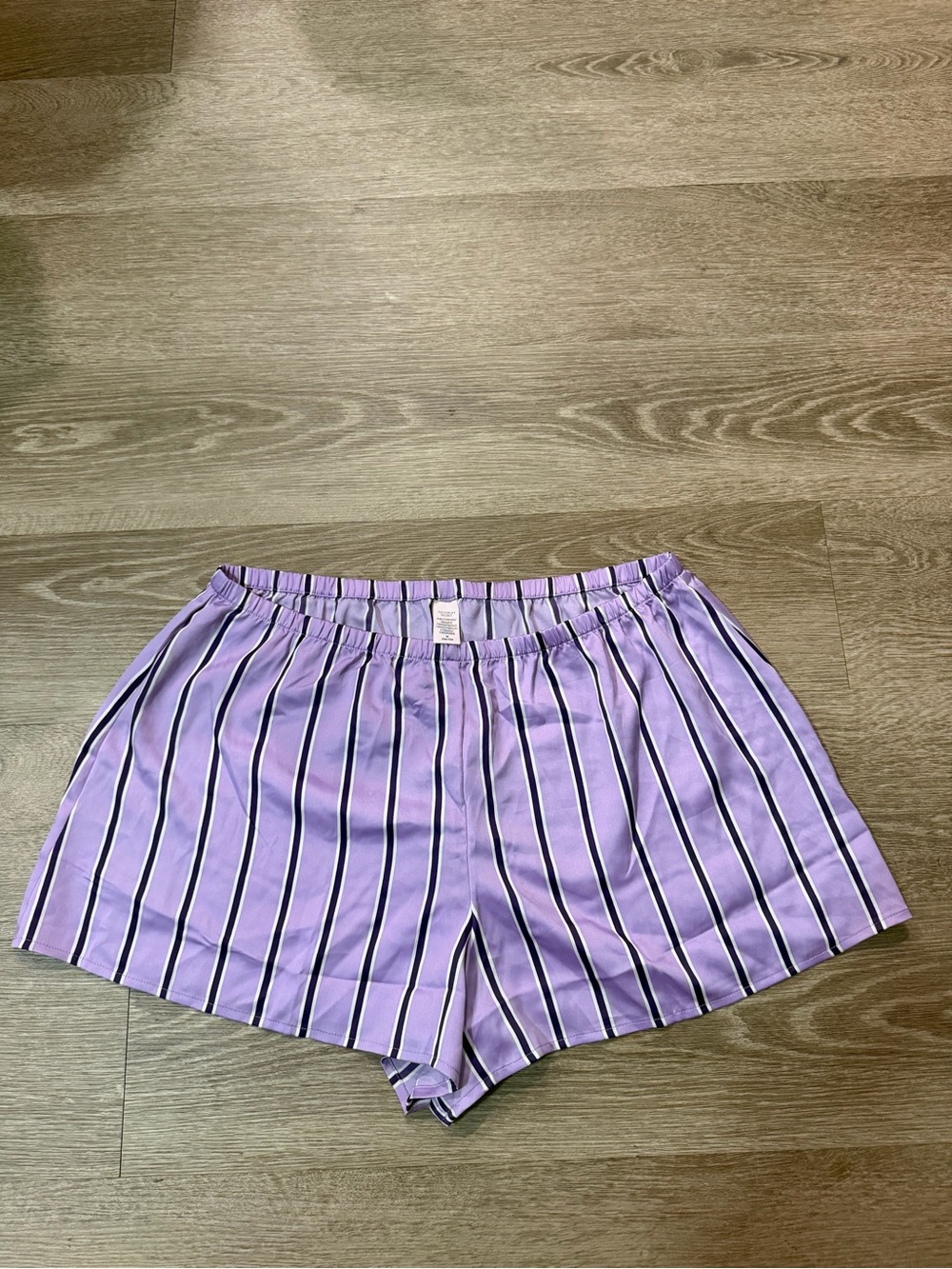 Victoria's Secret Lavender Striped Sleep Shorts